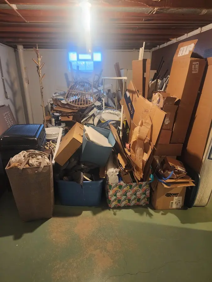 Roll-off dumpster container at job site for Construction Dumpster Rental in Mount Lebanon